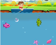 Fishing HTML5 csigás ingyen játék